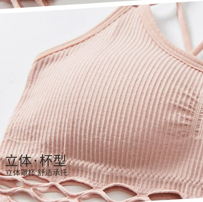 Hot Sales Tube Top Woman Bra Sexy Lingerie Female Fitness Top