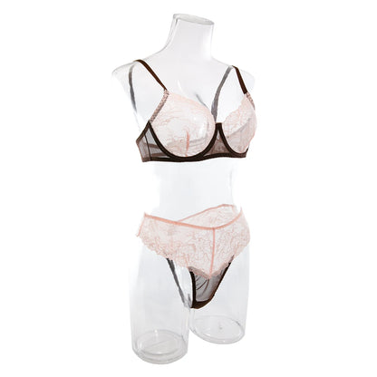 HIMEALAVO Sexy Lingerie Seamless Bra Sheer Lace