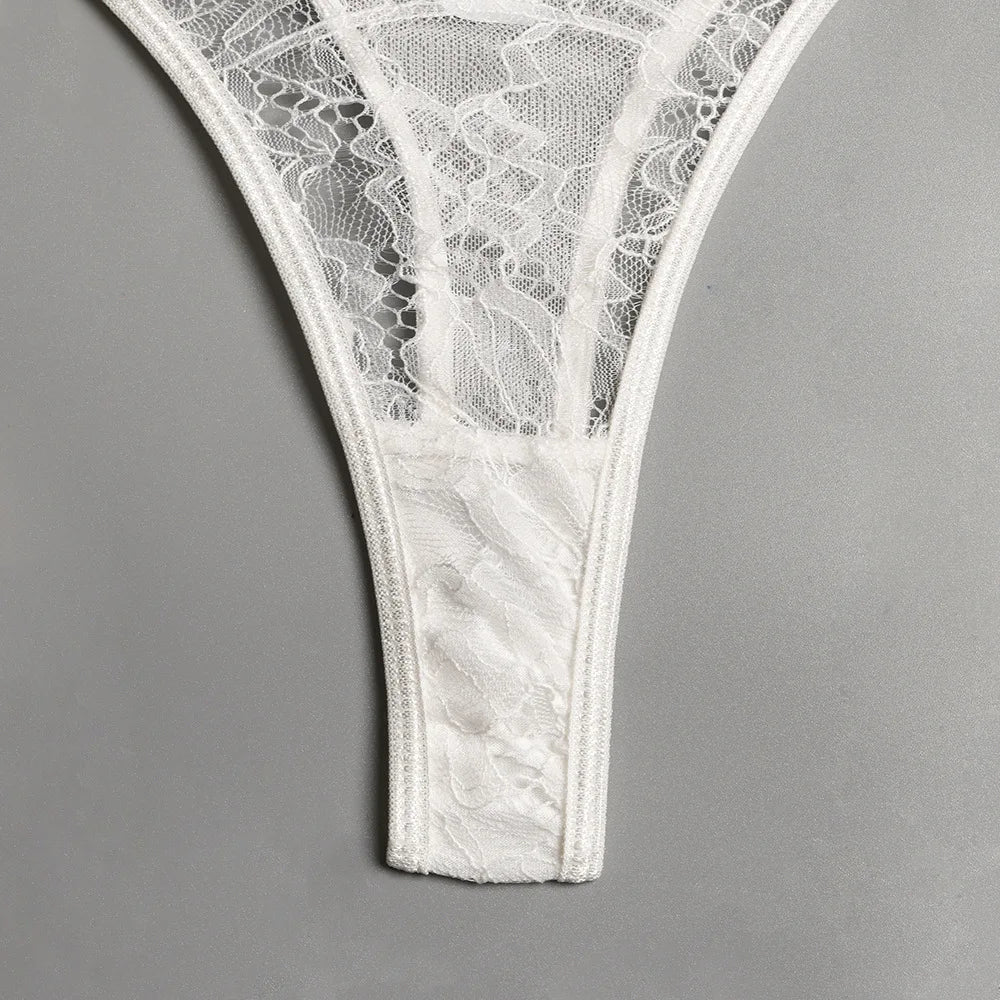 Sexy Lingerie Classic Bandage Bra Garters Thongs Push Up Brassiere