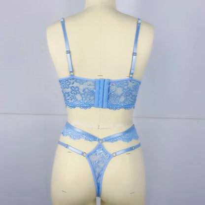 Toucheart Sexy Lingerie Strap Underwire Lace Bra For Women Sexy