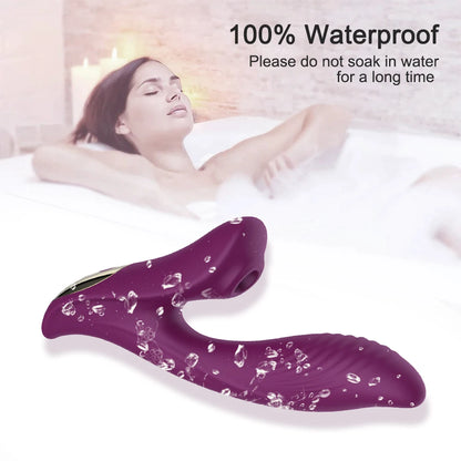 Vagina Sucking Vibrator 10 Speed Vibrating Oral Sex Suction Clitoris