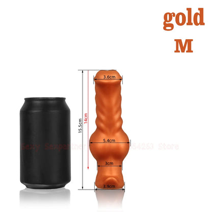 Silicone Dog Dildo Soft Big ButtPlug Stimulation Animal Dildo