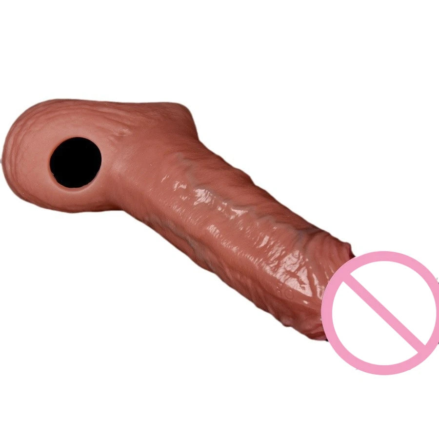 Penis Cock Sleeve Male Sex Toy Penis Enlarger Extender