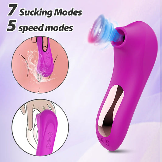 Powerful Vibrator for Women Female Sucker Masturbation Nipple Vacuum