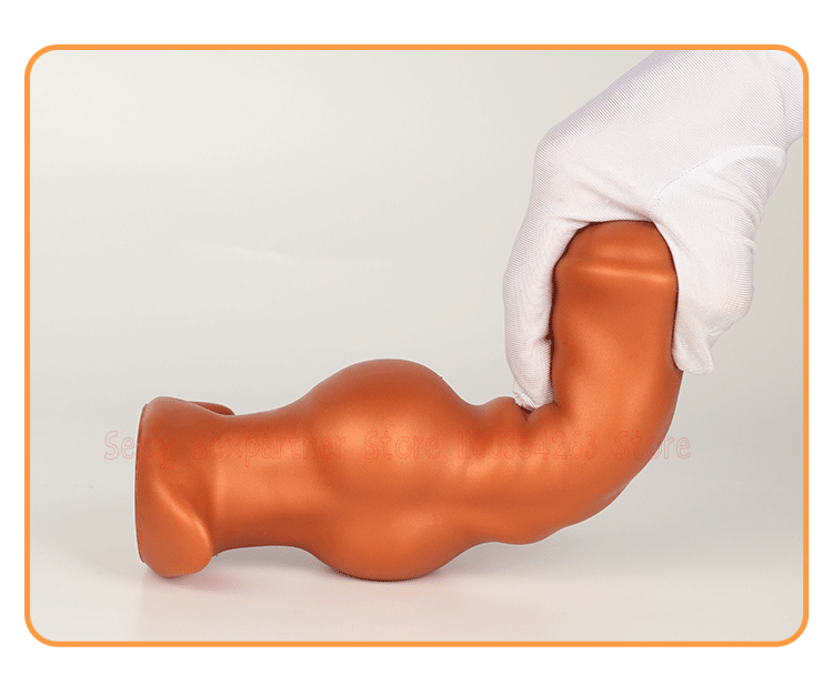 Silicone Dog Dildo Soft Big ButtPlug Stimulation Animal Dildo