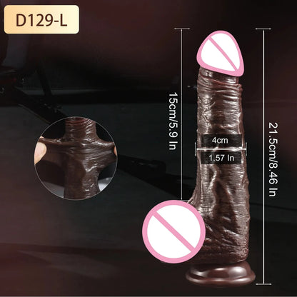 Wearable Realistic Strapon Dildo Skin Testicles Sliding