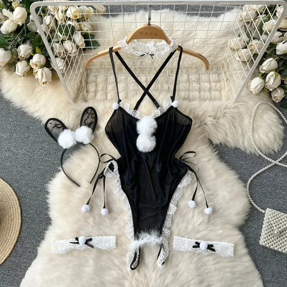 Tornova Sexy Uniform Lingerie Set
