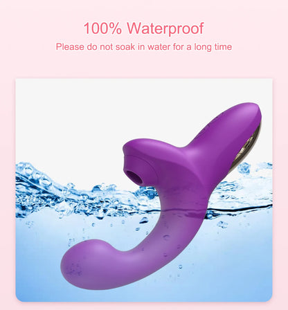 Powerful 20 Speeds Dildo Vibrator Female Clit Sucker Vacuum Clitoris Stimulator