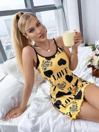 Summer Nightgowns Sling Nightdress