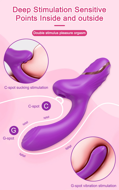 Clit Sucker Vagina Vibrator for Women G-Spot Clitoris