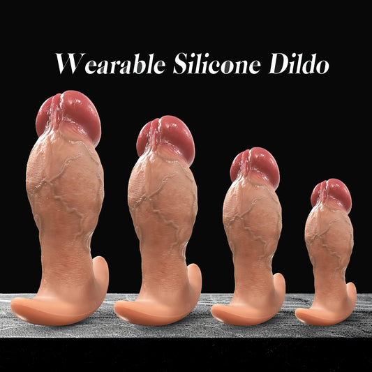 Giant Thick Dildo Wearable Penis Stimulator