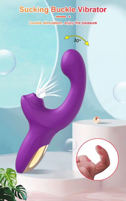 Powerful 20 Speeds Dildo Vibrator Female Clit Sucker Vacuum Clitoris Stimulator