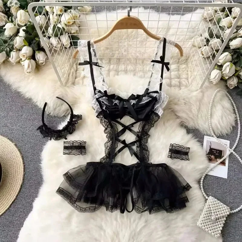 Tornova Sexy Uniform Lingerie Set
