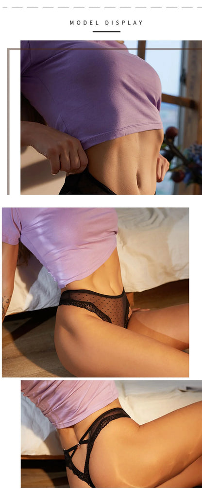 Panties Lace Low Waist String Thong
