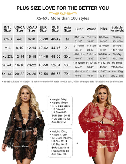 Ohyeahlady Women Eyelash Lace Nightgown Babydoll