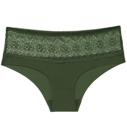 BZEL Lace Women's Panties Sweet Flowers Underwear Silk