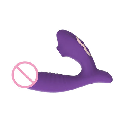 Sucking vibration 2-in-1 vibrator 10-speed oral sex 10-speed vibration