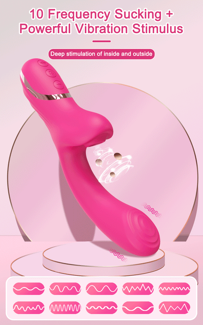 Powerful Clitoral Sucking Dildo Vibrator Female 20 Modes Clitoris Stimulator
