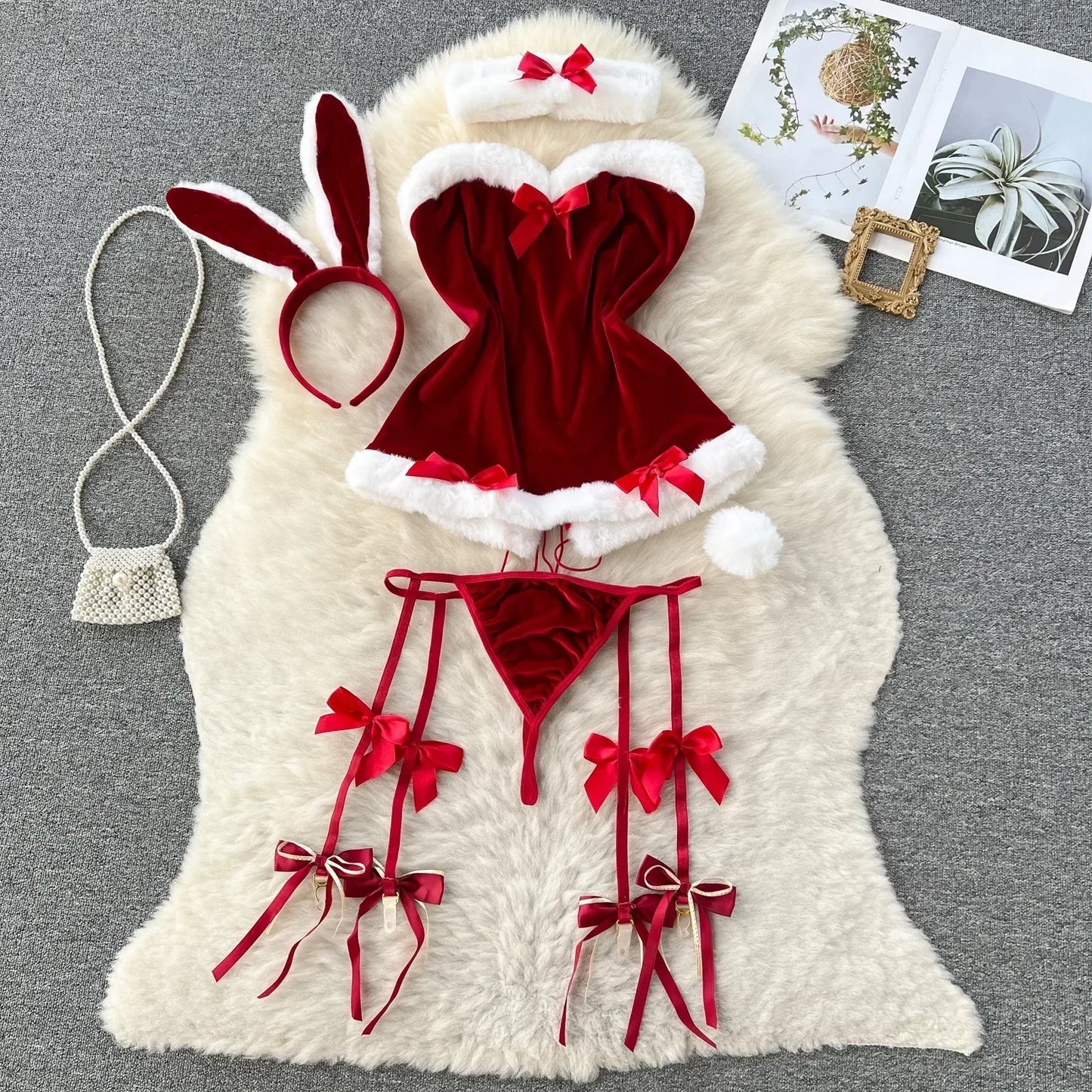 Tornova Sexy Uniform Lingerie Set