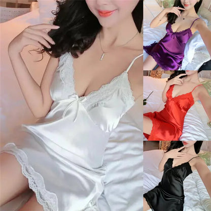 Lingerie Silk Robe Dress Nightdress