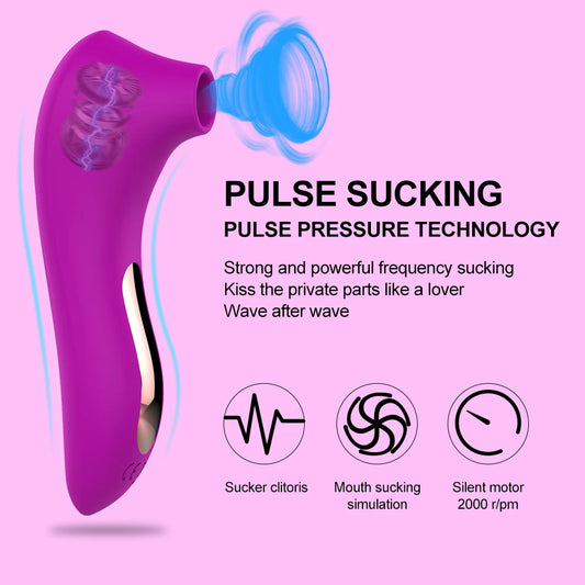 Powerful Vibrator for Women Female Sucker Masturbation Nipple Vacuum