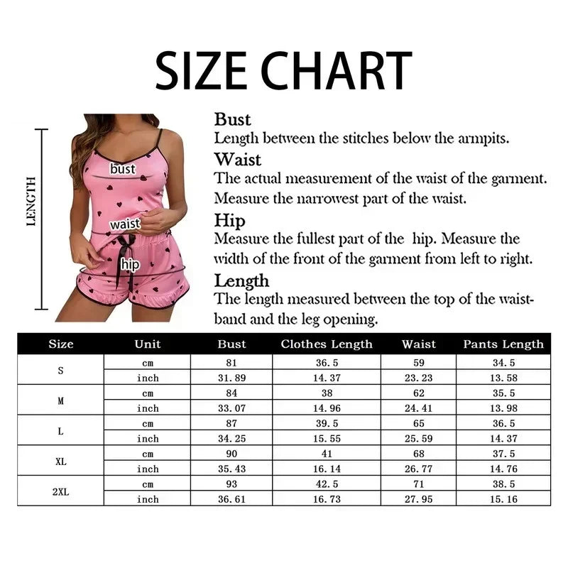 Pijamas Women Sexy Lingerie Set Sling Nightdress Silk Satin Sleepwear