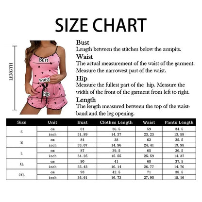Pijamas Women Sexy Lingerie Set Sling Nightdress Silk Satin Sleepwear