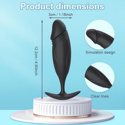 Anal Vibrating Butt Plug W/Remote