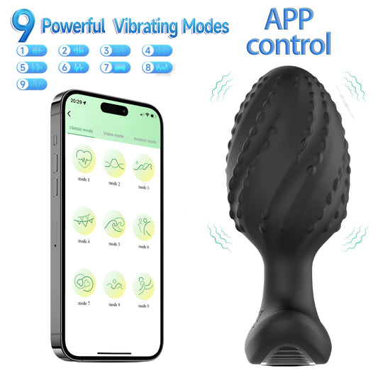 App Remote Prostate Anal Vibrator