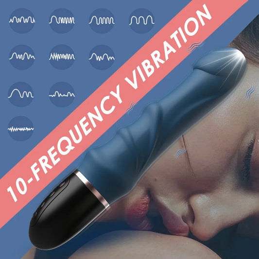 Big Dildo Vibrator for Women 10 Modes G-spot Clitoral Stimulator