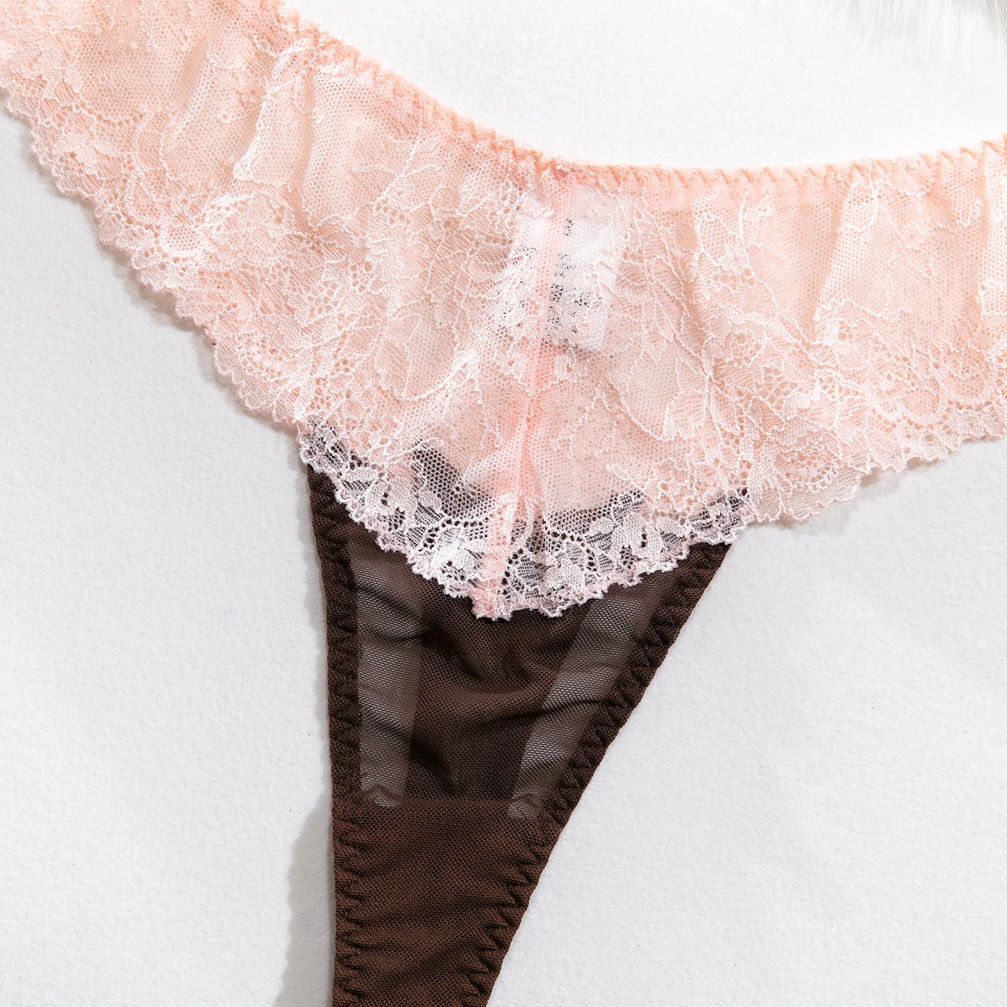 HIMEALAVO Sexy Lingerie Seamless Bra Sheer Lace