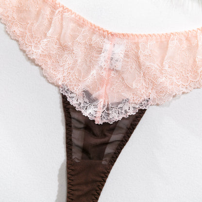 HIMEALAVO Sexy Lingerie Seamless Bra Sheer Lace