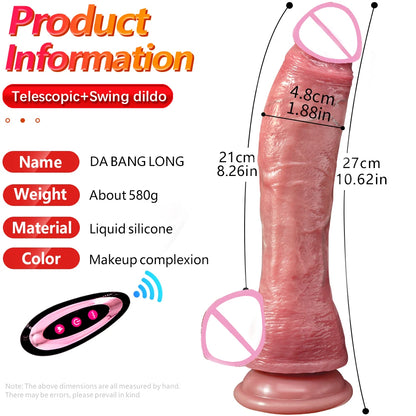 Big Vibrator Dildo for Women Heating Thrusting Realistic Sex Machine