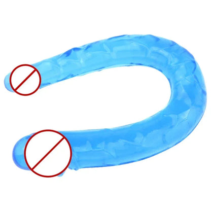Adult Supplies Sex Toy Double Ended Realistic Dildo Flexible