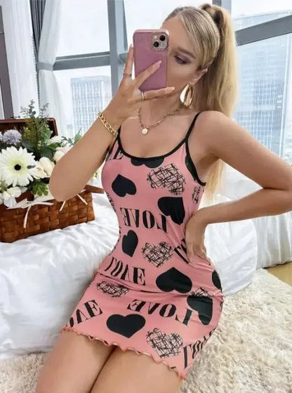 Summer Nightgowns Sling Nightdress