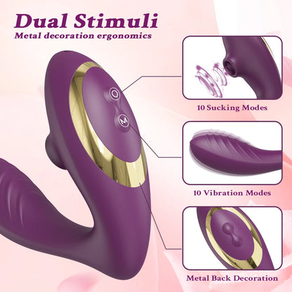 Clit Sucker Vibrator for Women Vagina G-Spot Vibrator Clitoris Stimulator