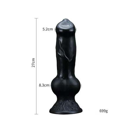 Realistic Huge Dog Dildo Anal Plug With Suction Cup  Prostate Massager