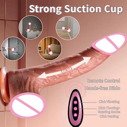 Big Penis Thrusting Dildo Vibrator Sex Toy