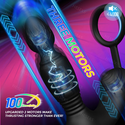 MAX Thrusting Prostate Massager W/Wireless Remote
