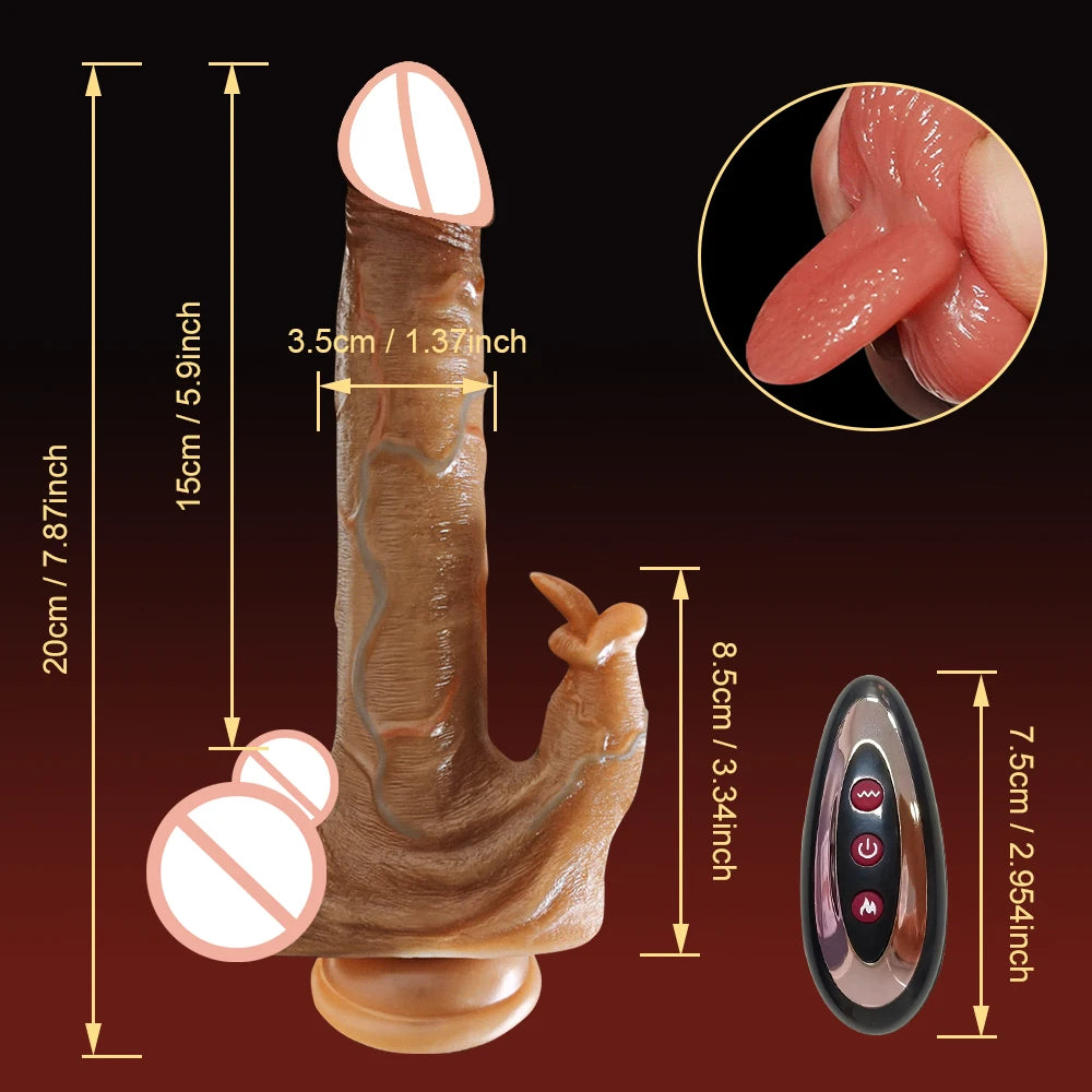 Thrusting Realistic Dildo for Women Big Penis Sex Toy