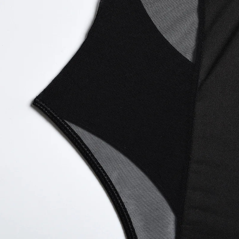 Lace Transparent Bodysuit Lingerie