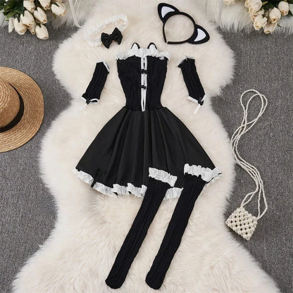 Tornova Sexy Uniform Lingerie Set