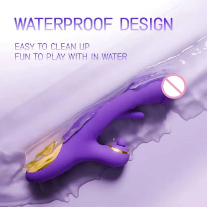 3 In 1 Tapping Patting Sucking Vibrator 21Modes Clitoris Clit Sucker