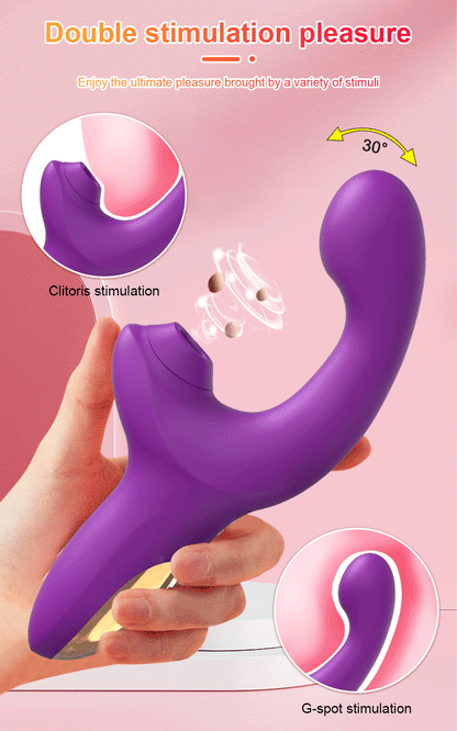 Powerful 20 Speeds Dildo Vibrator Female Clit Sucker Vacuum Clitoris Stimulator