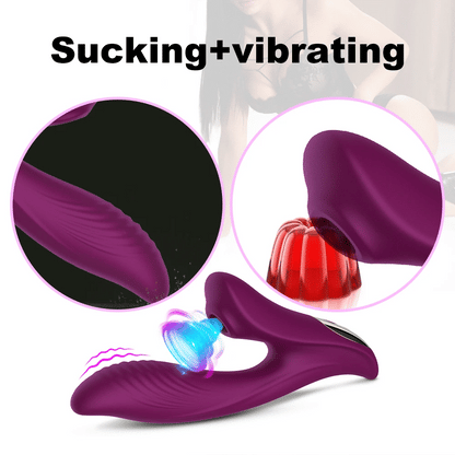 Vagina Sucking Vibrator 10 Speed Vibrating Oral Sex Suction Clitoris
