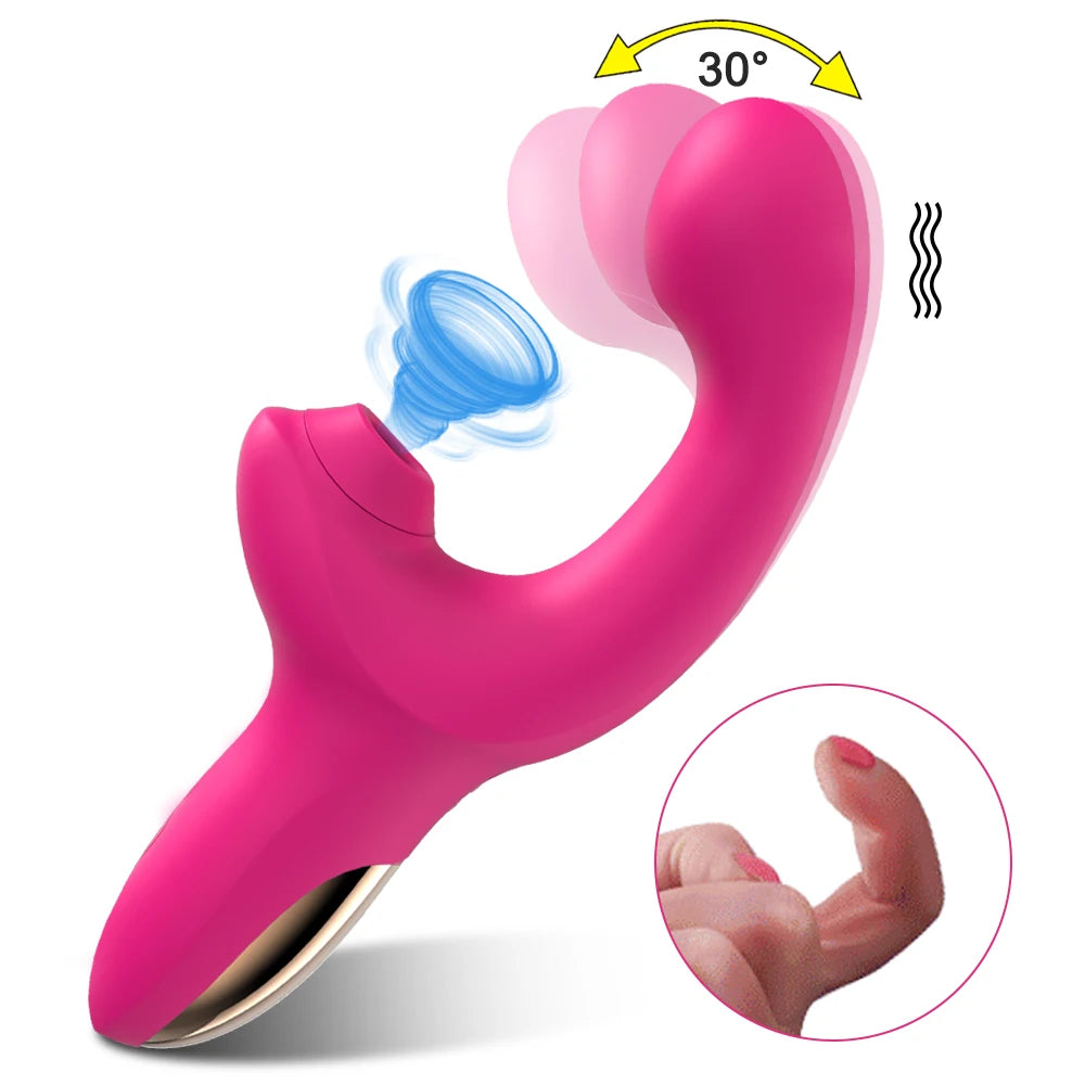Powerful 20 Speeds Dildo Vibrator Female Clit Sucker Vacuum Clitoris Stimulator
