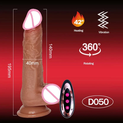 Realistic Dildo Telescopic Vibrator Masturbation Anal plug