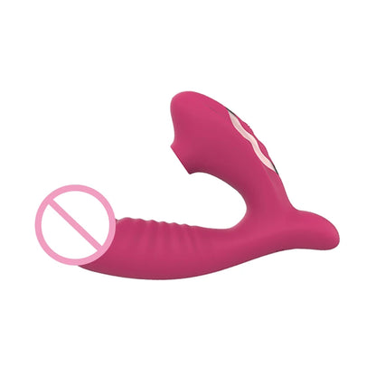 Sucking vibration 2-in-1 vibrator 10-speed oral sex 10-speed vibration