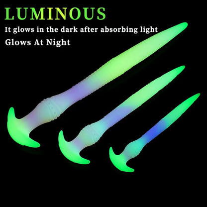 Luminous Animal Colourful Glowing Long Dildo