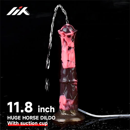 11.8" Realistic Huge Horse Cum Dildo